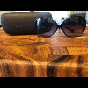 Whistles black Oversized Sunnies